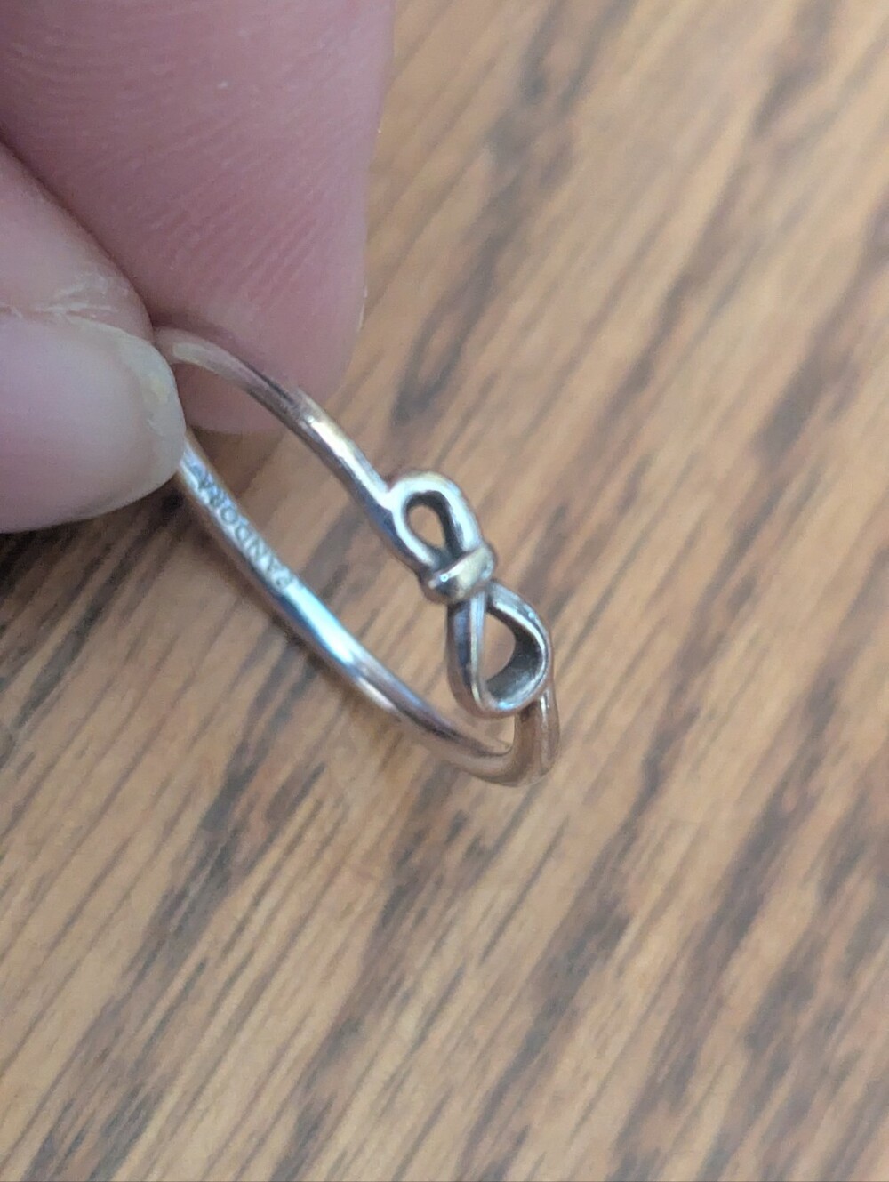 Pandora Sterling Infinity Knot Ring